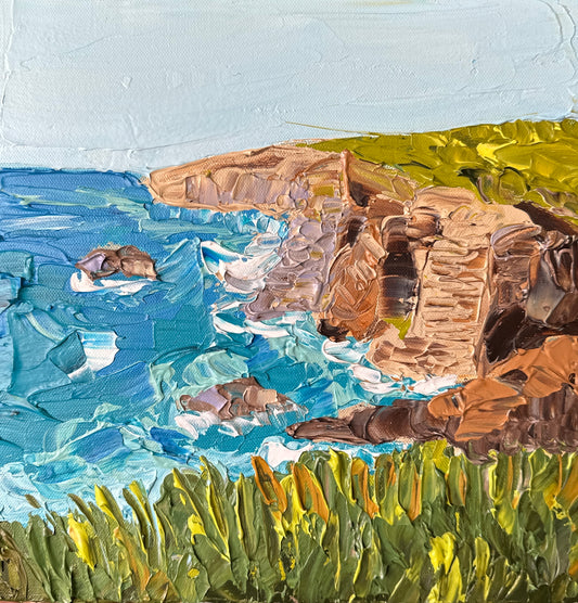 RHYTM AND ROCKS II 30.5x30.5 cm acrylic on canvas original painting