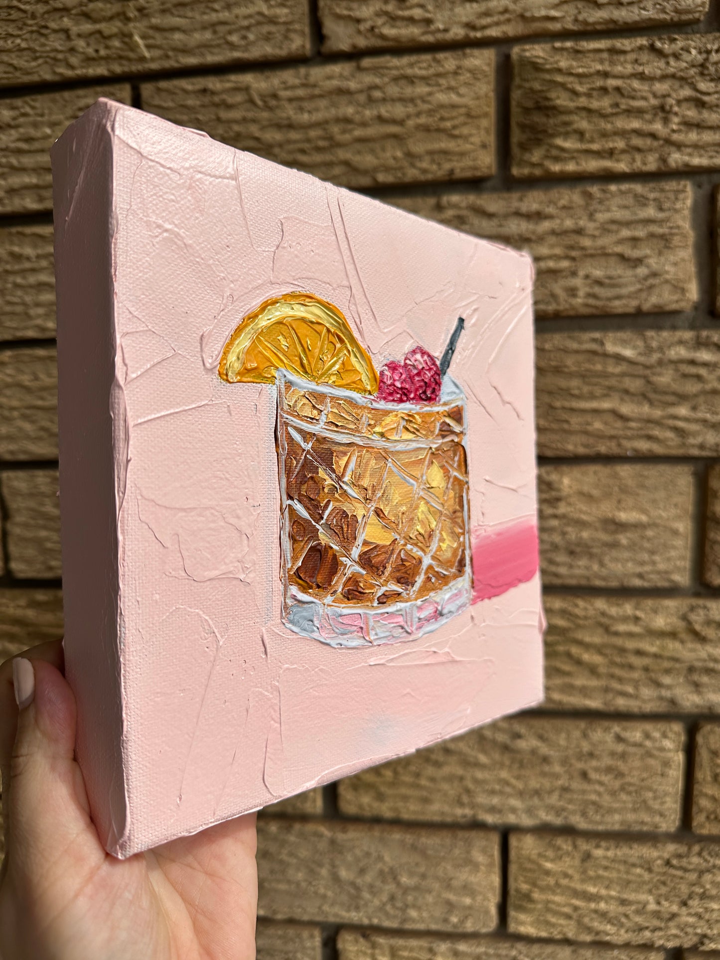 FRIDAY NIGHT 20x20 cm acrylic on canvas original painting