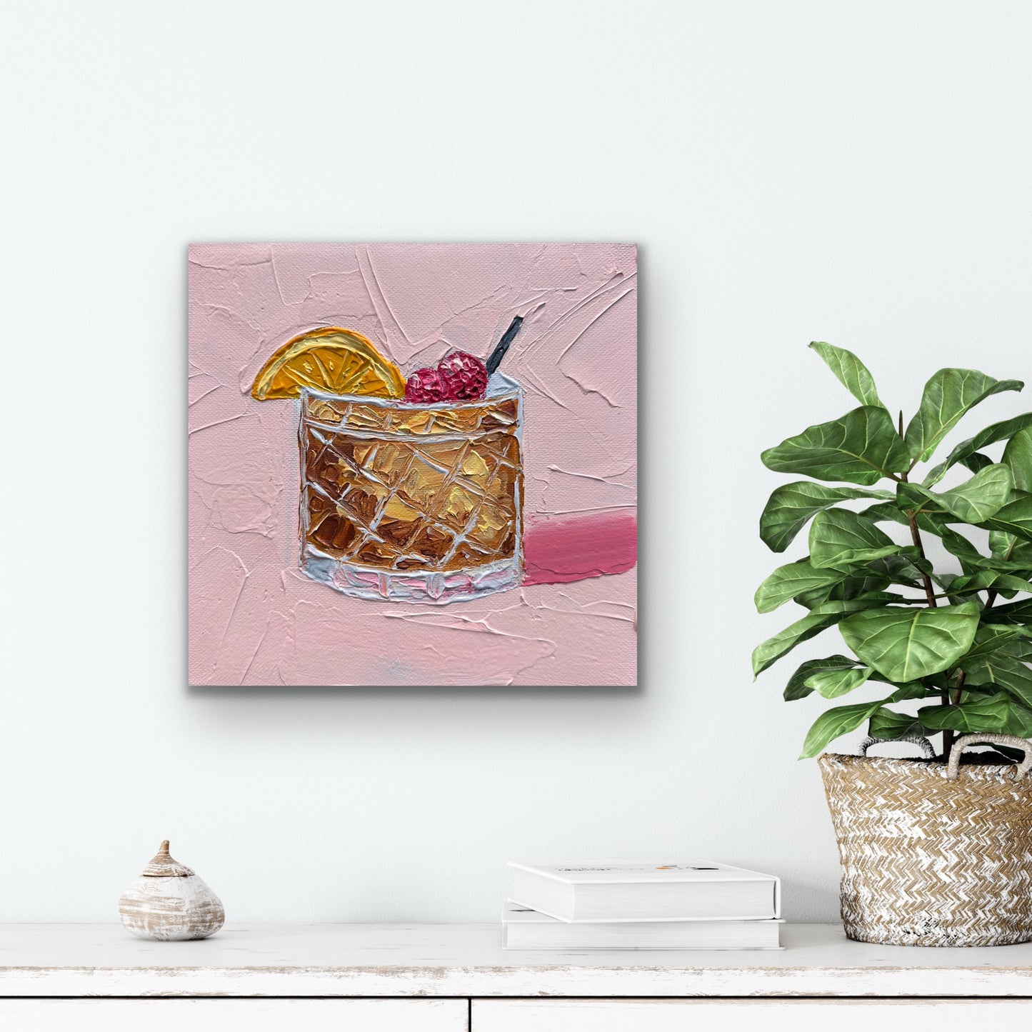 FRIDAY NIGHT 20x20 cm acrylic on canvas original painting