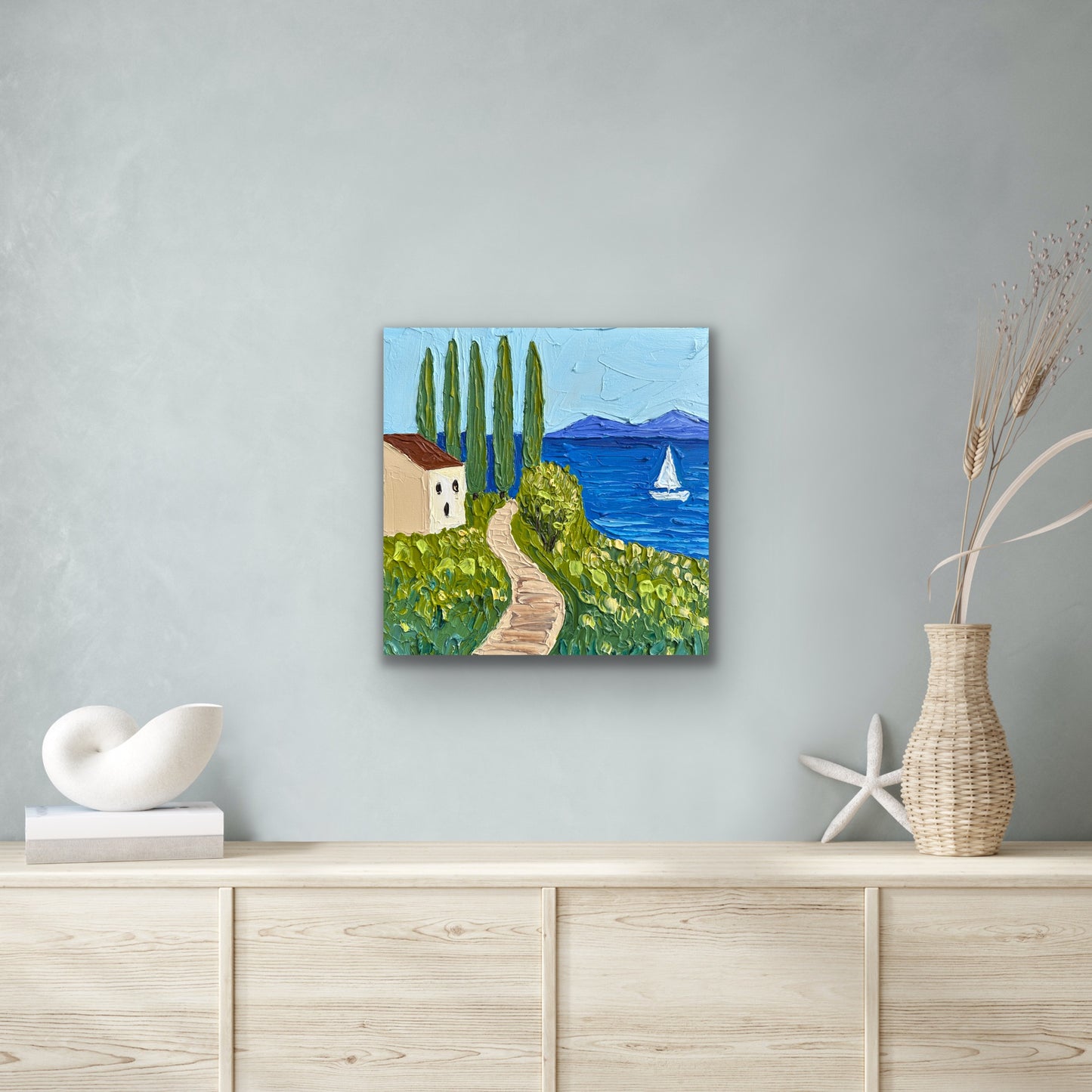 TUSCAN MEMORIES| 30.5x30.5 cm acrylic on canvas original painting