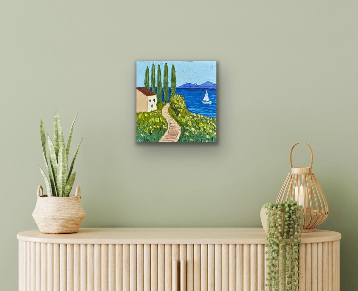 TUSCAN MEMORIES| 30.5x30.5 cm acrylic on canvas original painting