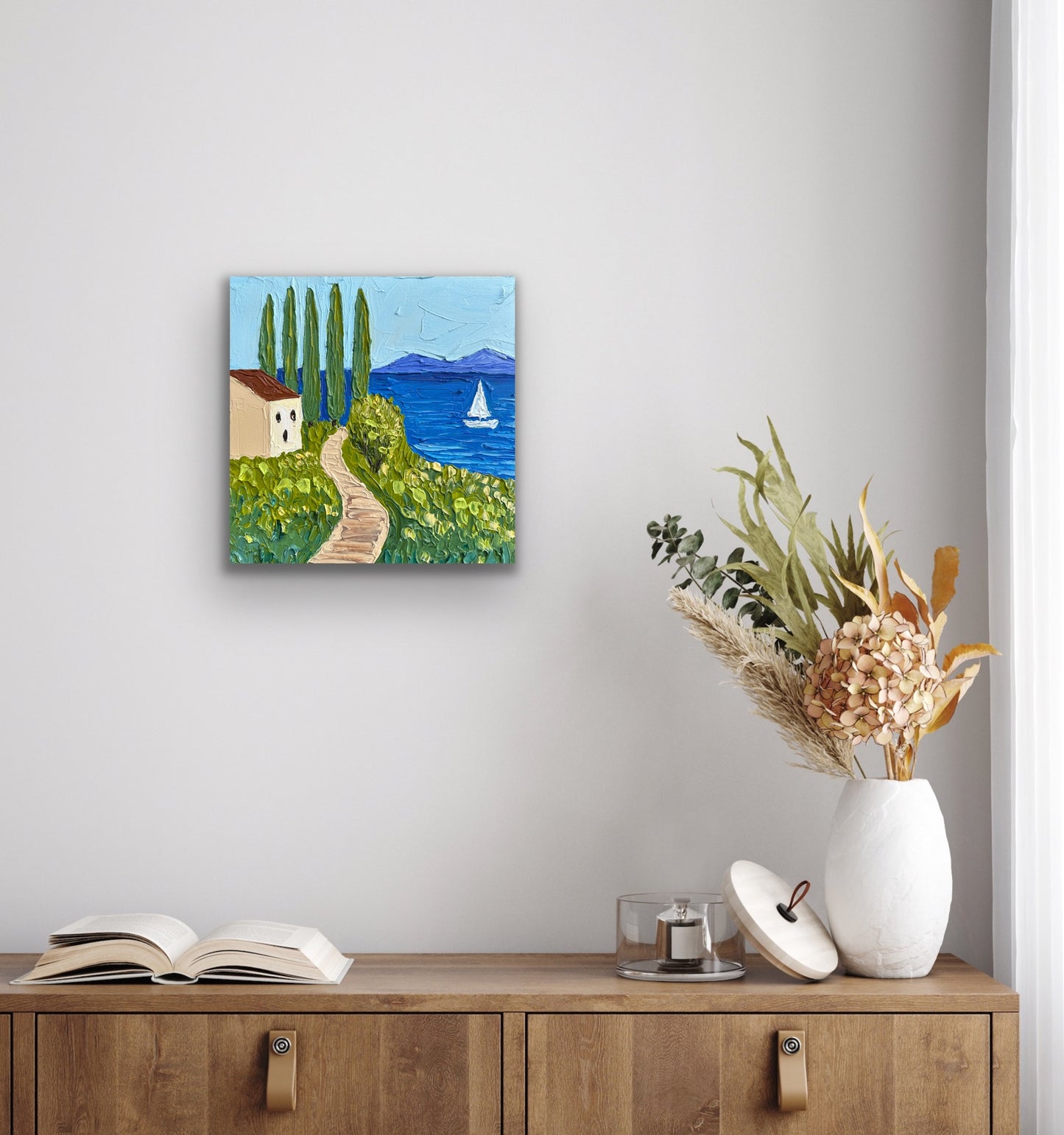 TUSCAN MEMORIES| 30.5x30.5 cm acrylic on canvas original painting