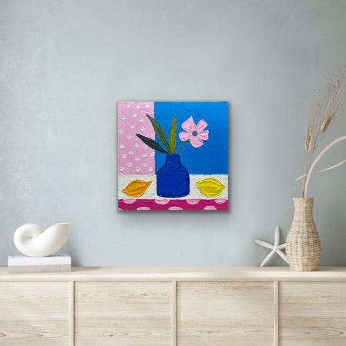 MATISSE INSPIRED STILL LIFE 10 30.5x30.5 cm acrylic on canvas original painting