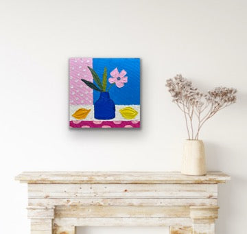 MATISSE INSPIRED STILL LIFE 10 30.5x30.5 cm acrylic on canvas original painting