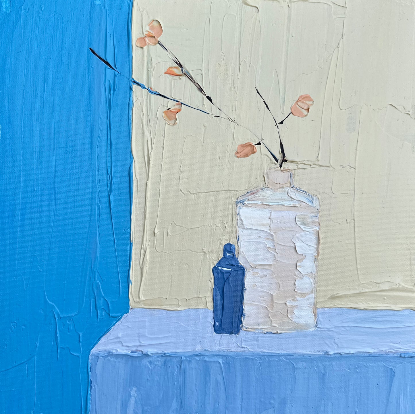 MINIMALIST STILL LIFE 5 30.5x30.5 cm acrylic on canvas original painting