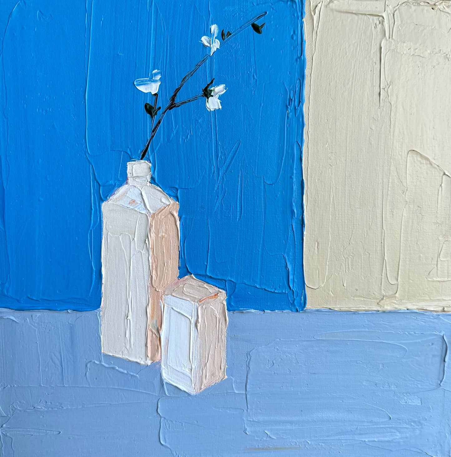 MINIMALIST STILL LIFE 3 30.5x30.5 cm acrylic on canvas original painting