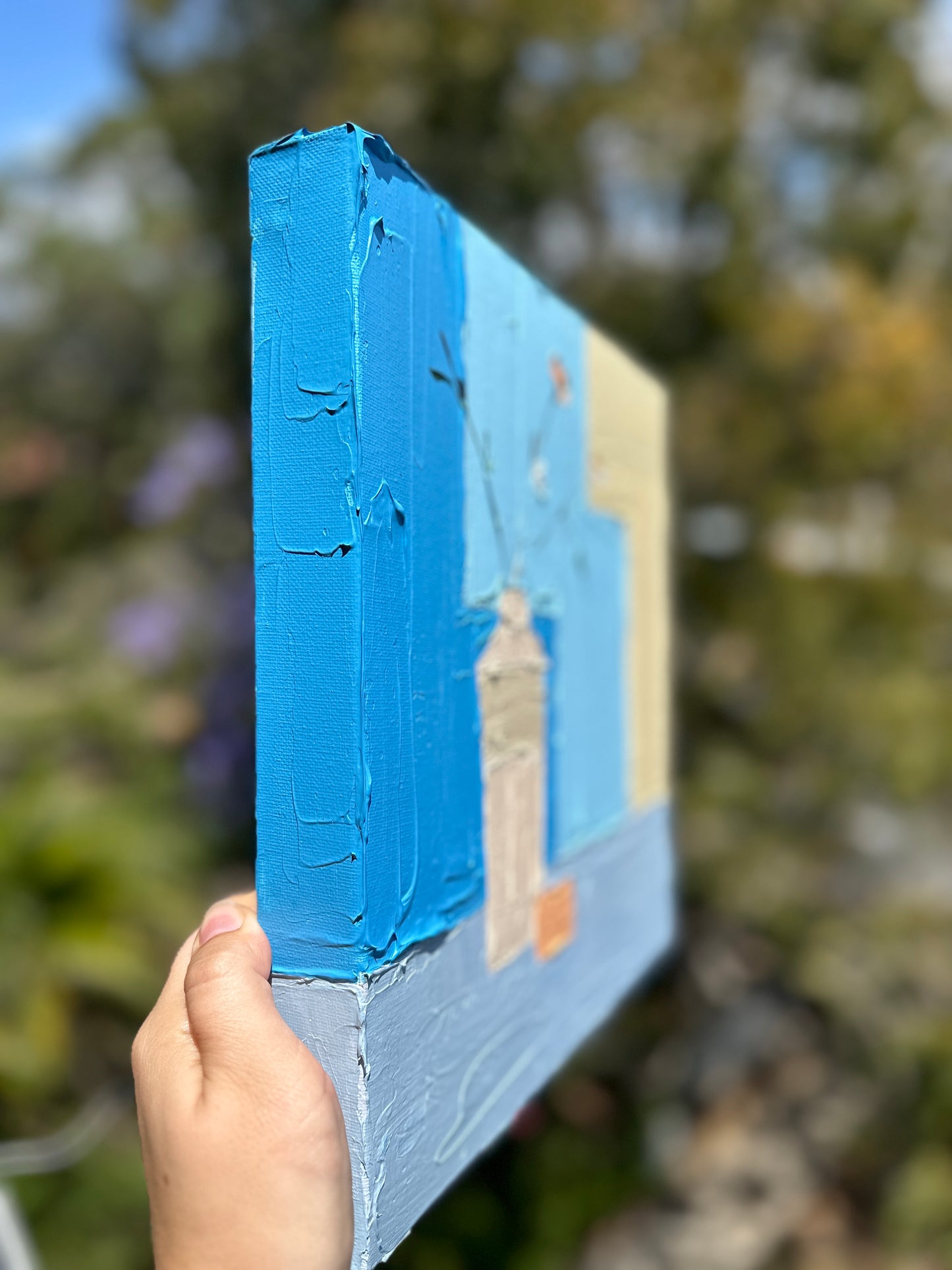 MINIMALIST STILL LIFE 4 30.5x30.5 cm acrylic on canvas original painting