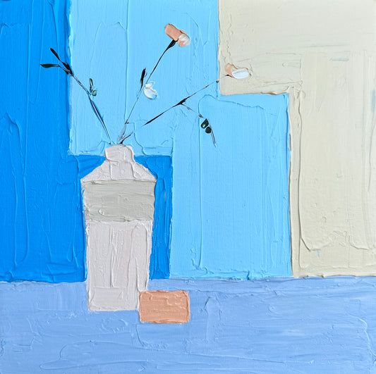 MINIMALIST STILL LIFE 4 30.5x30.5 cm acrylic on canvas original painting