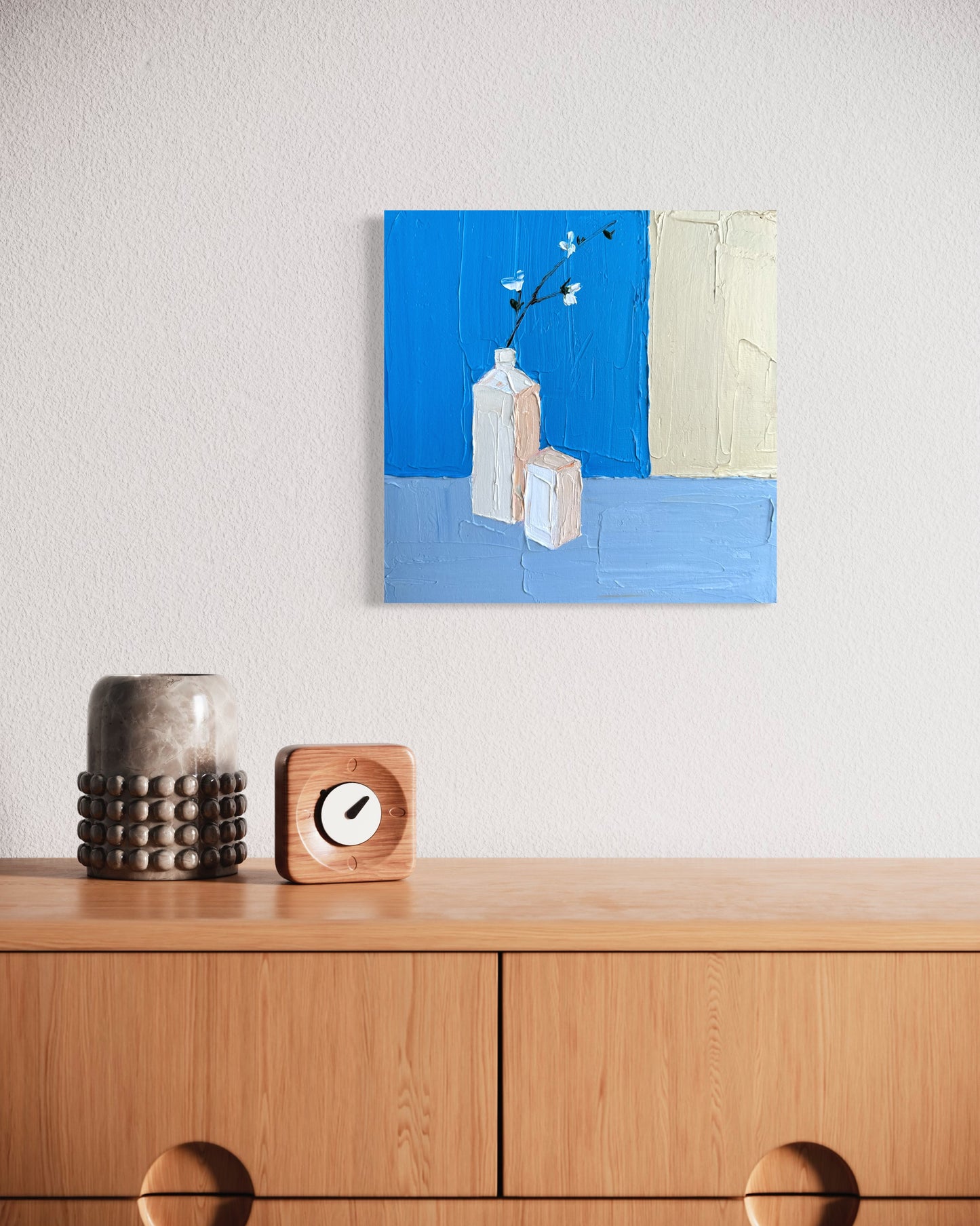 MINIMALIST STILL LIFE 3 30.5x30.5 cm acrylic on canvas original painting