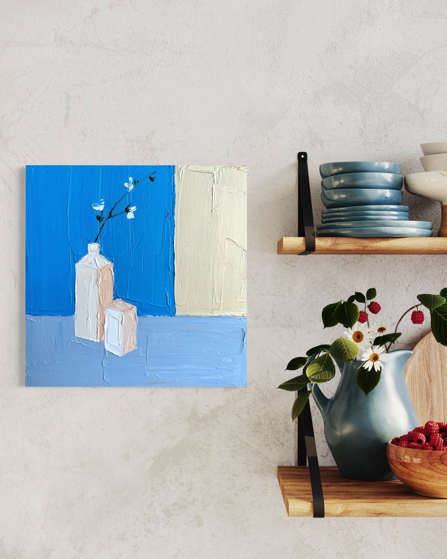MINIMALIST STILL LIFE 3 30.5x30.5 cm acrylic on canvas original painting