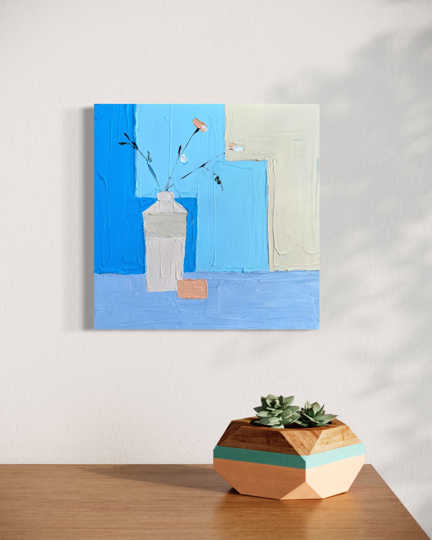 MINIMALIST STILL LIFE 4 30.5x30.5 cm acrylic on canvas original painting
