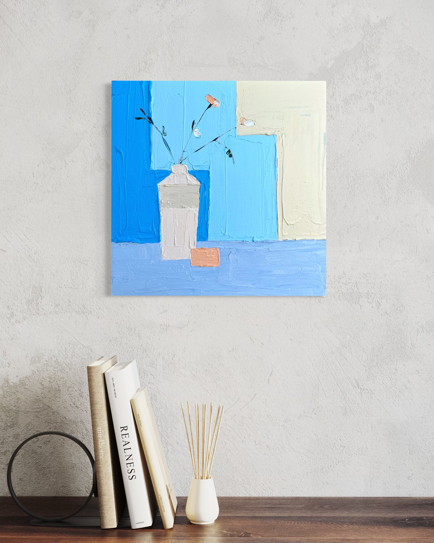 MINIMALIST STILL LIFE 4 30.5x30.5 cm acrylic on canvas original painting