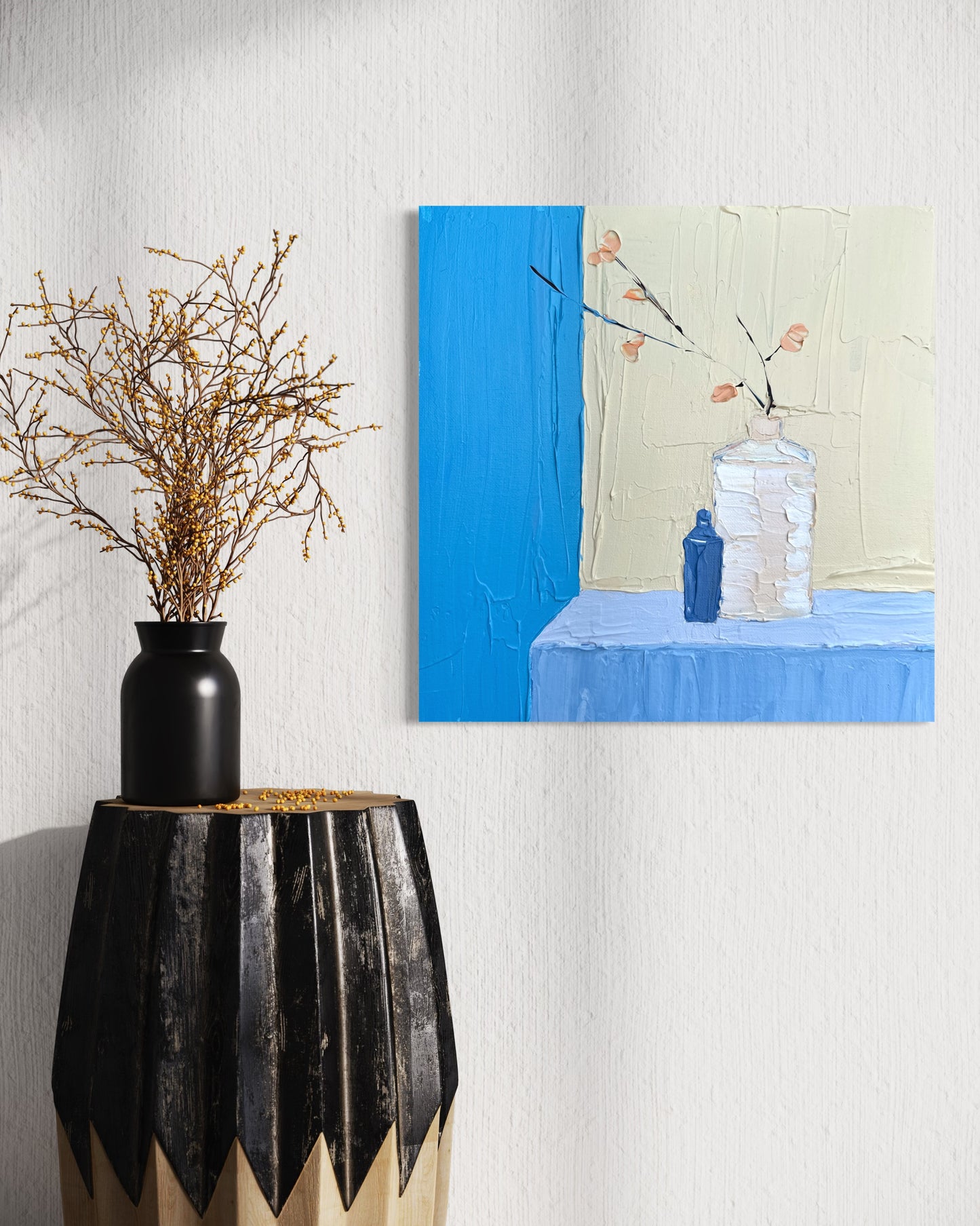 MINIMALIST STILL LIFE 5 30.5x30.5 cm acrylic on canvas original painting