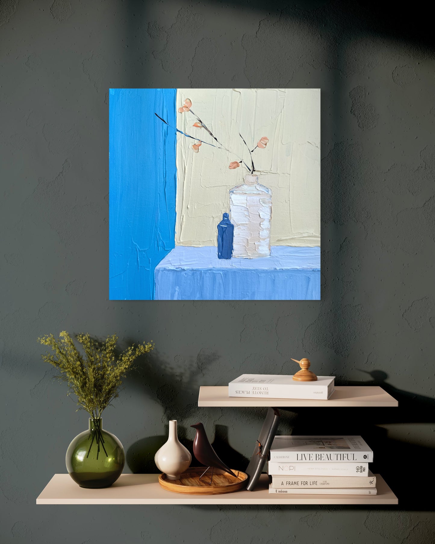 MINIMALIST STILL LIFE 5 30.5x30.5 cm acrylic on canvas original painting
