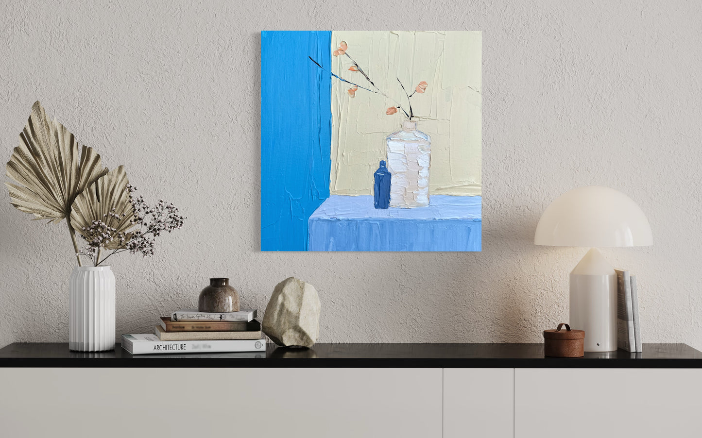 MINIMALIST STILL LIFE 5 30.5x30.5 cm acrylic on canvas original painting