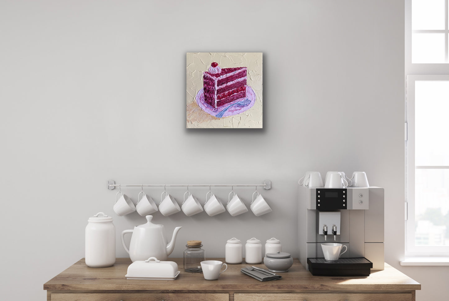 SWEET TEMPTATION 30.5x30.5 cm acrylic on canvas original painting