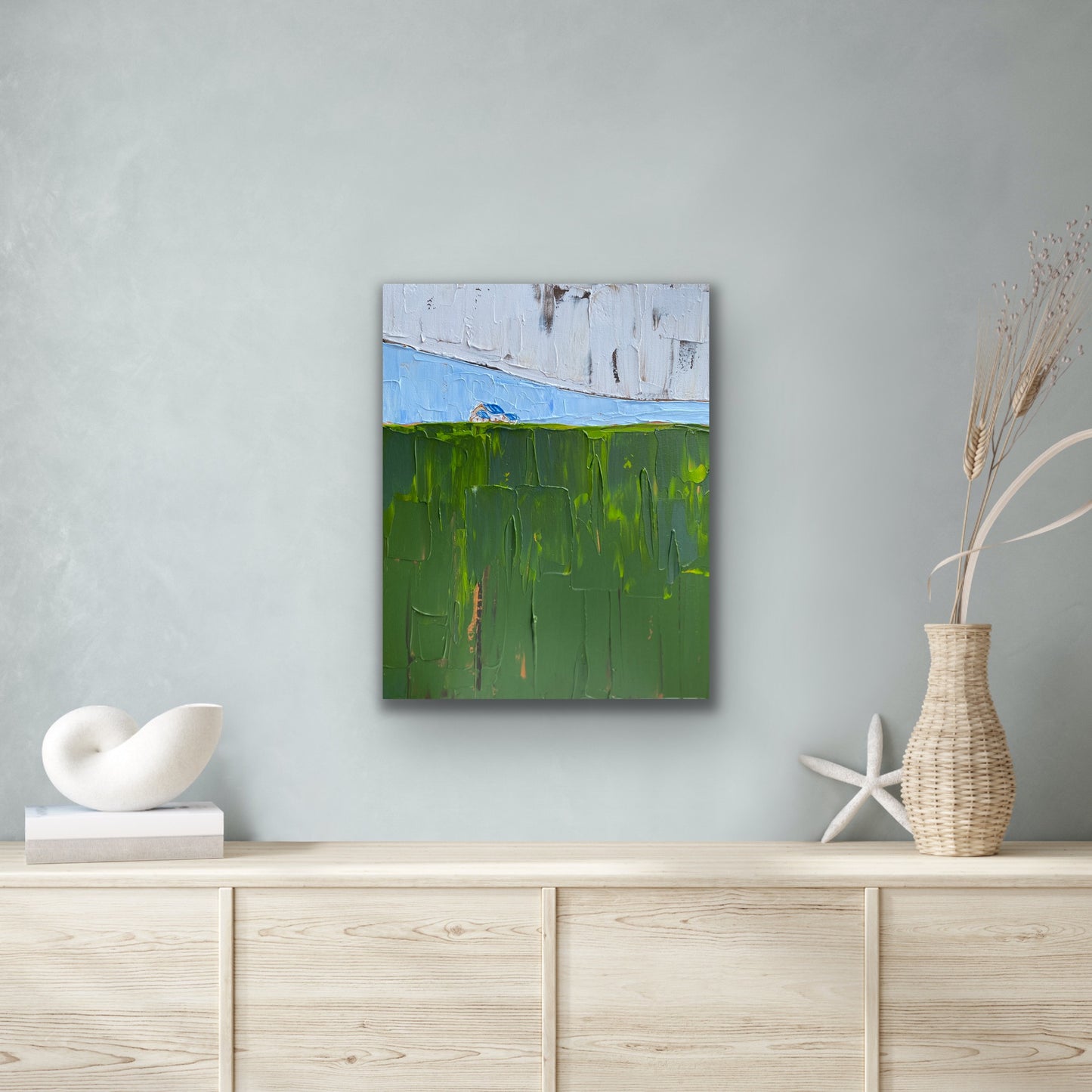 COUNTRYSIDE 12 41x51 cm acrylic on canvas original painting