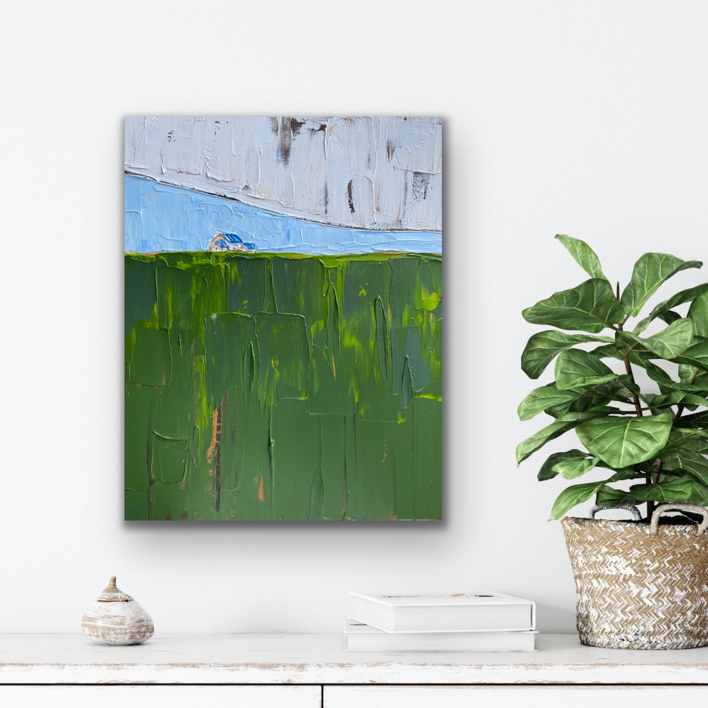 COUNTRYSIDE 12 41x51 cm acrylic on canvas original painting