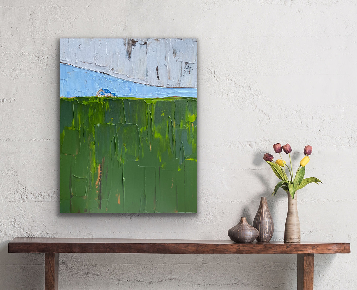 COUNTRYSIDE 12 41x51 cm acrylic on canvas original painting