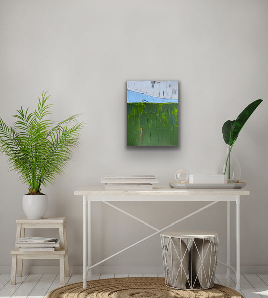 COUNTRYSIDE 12 41x51 cm acrylic on canvas original painting