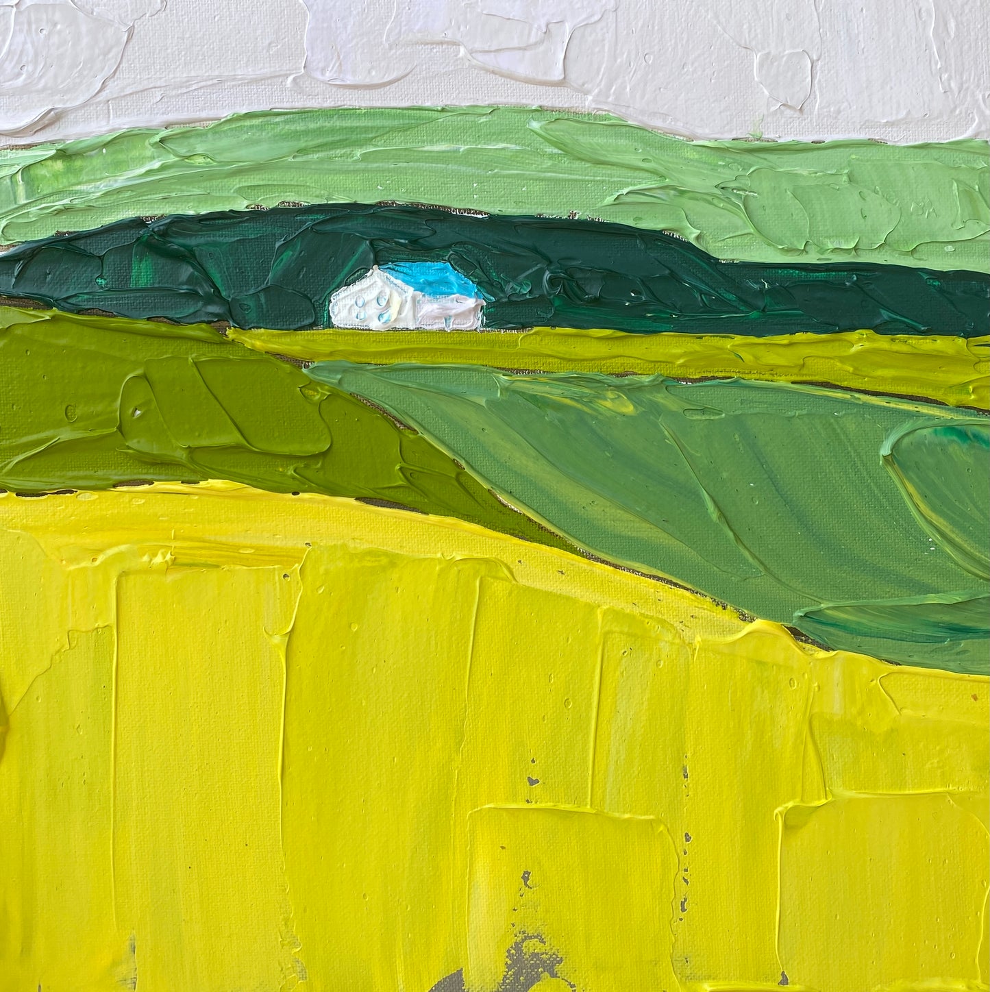 COUNTRYSIDE 18 30.5x30.5 cm acrylic on canvas original painting