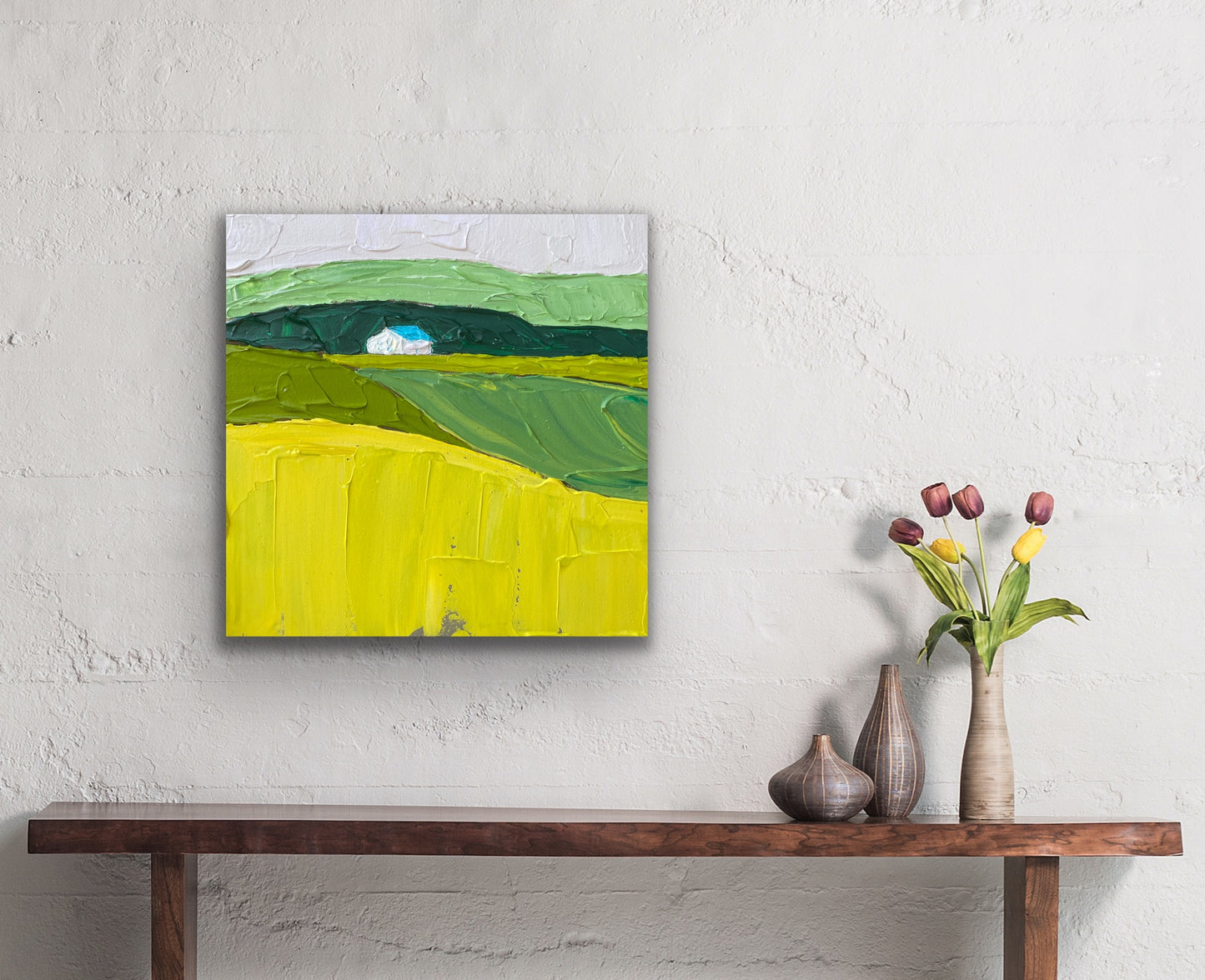 COUNTRYSIDE 18 30.5x30.5 cm acrylic on canvas original painting