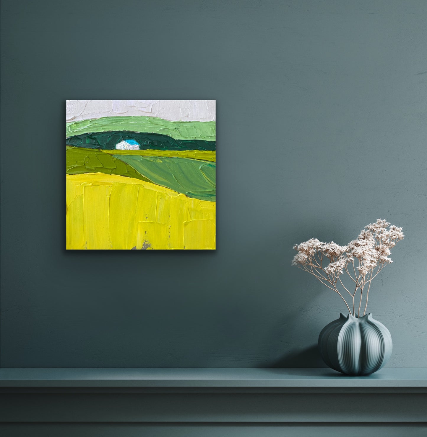 COUNTRYSIDE 18 30.5x30.5 cm acrylic on canvas original painting