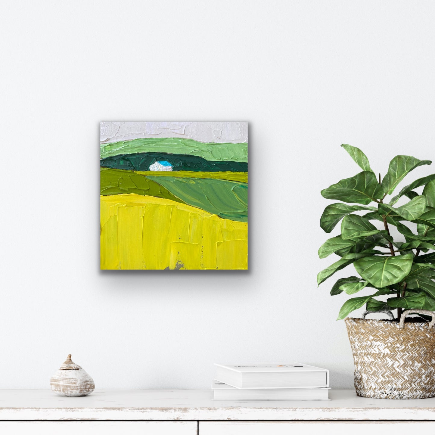 COUNTRYSIDE 18 30.5x30.5 cm acrylic on canvas original painting