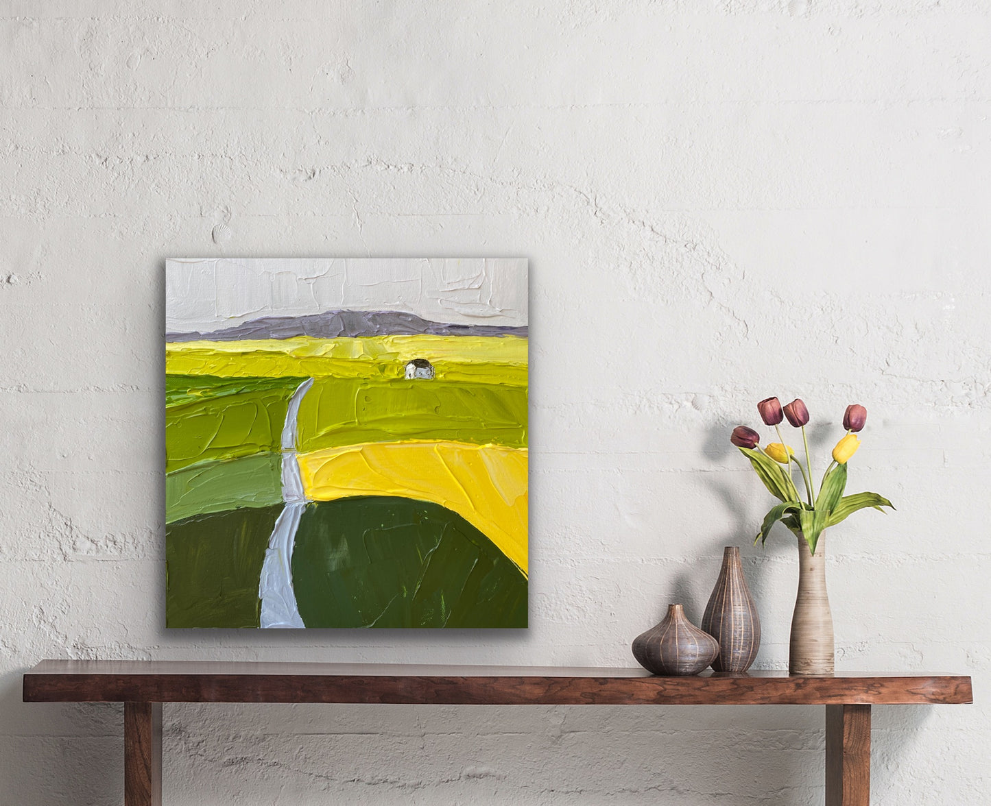 COUNTRYSIDE 19 30.5x30.5 cm acrylic on canvas original painting