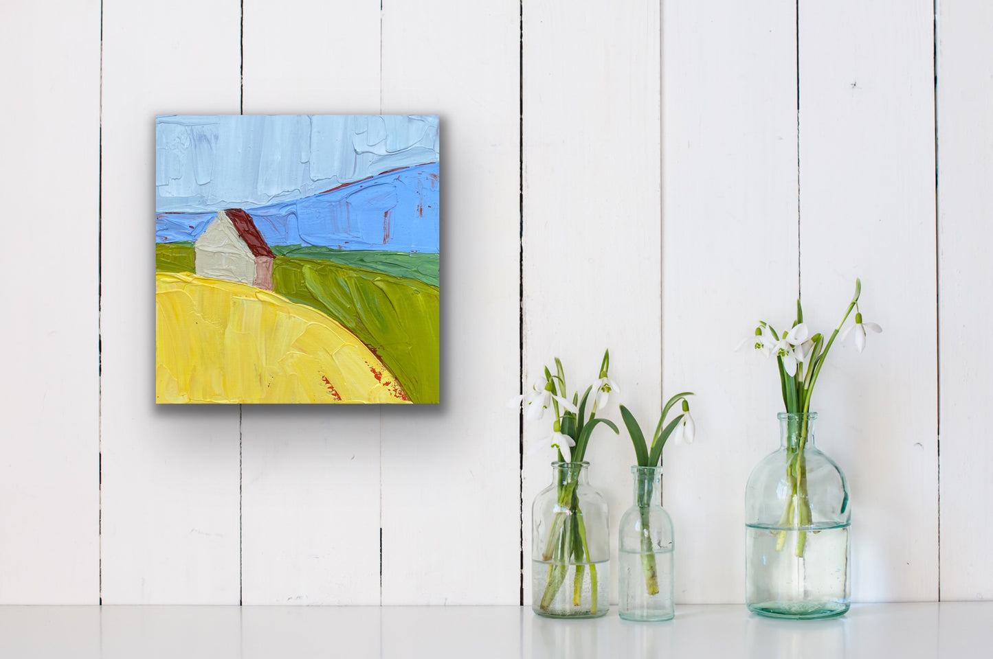 COUNTRYSIDE 20 30.5x30.5 cm acrylic on canvas original painting