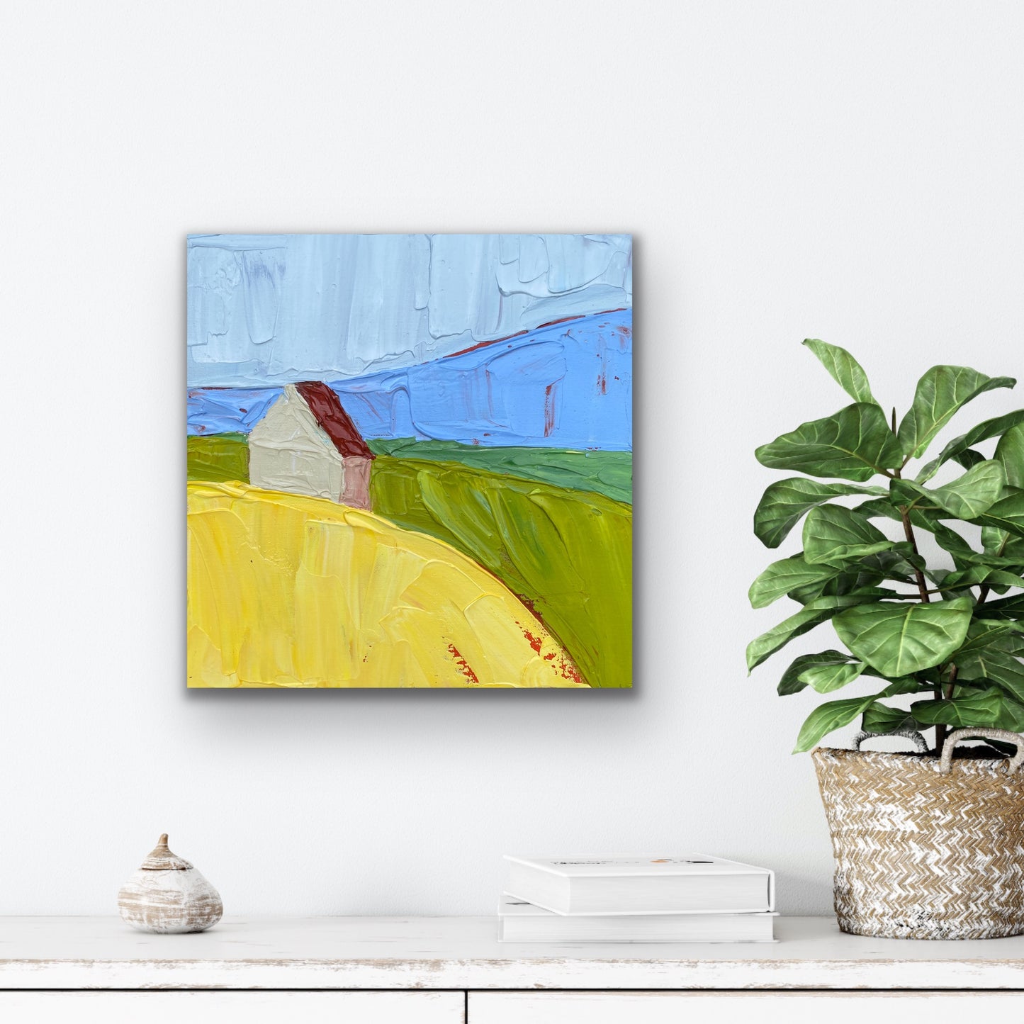 COUNTRYSIDE 20 30.5x30.5 cm acrylic on canvas original painting