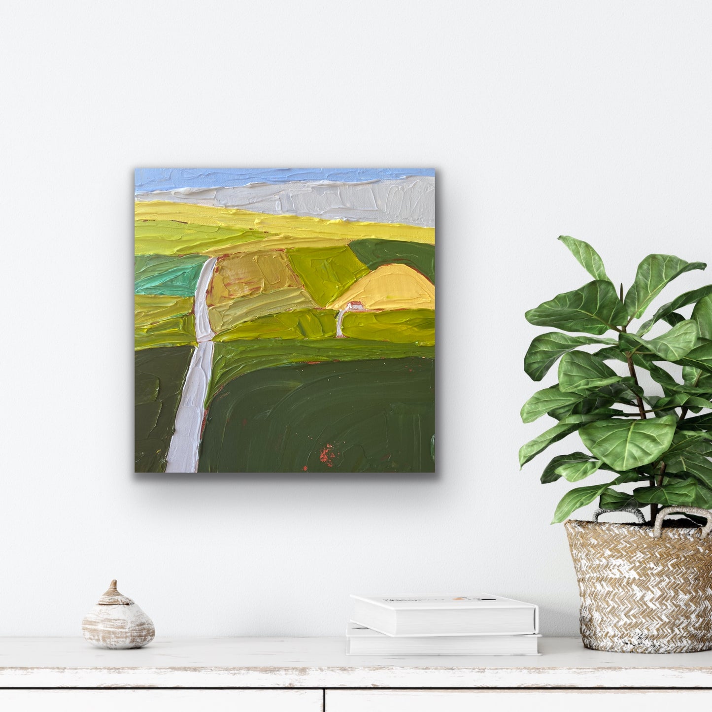 COUNTRYSIDE 21 30.5x30.5 cm acrylic on canvas original painting