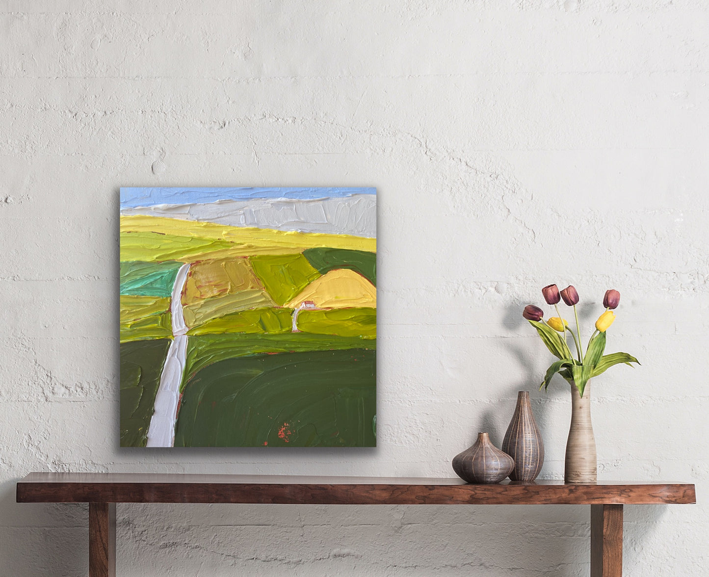 COUNTRYSIDE 21 30.5x30.5 cm acrylic on canvas original painting