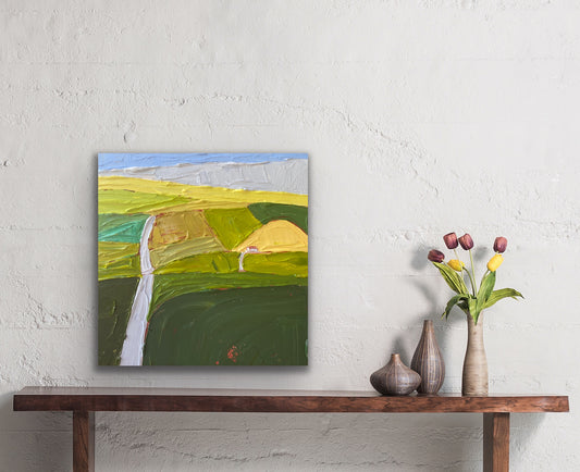 COUNTRYSIDE 21 30.5x30.5 cm acrylic on canvas original painting