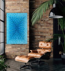 BLUE LAGOON I 183x122 cm acrylic on canvas original painting