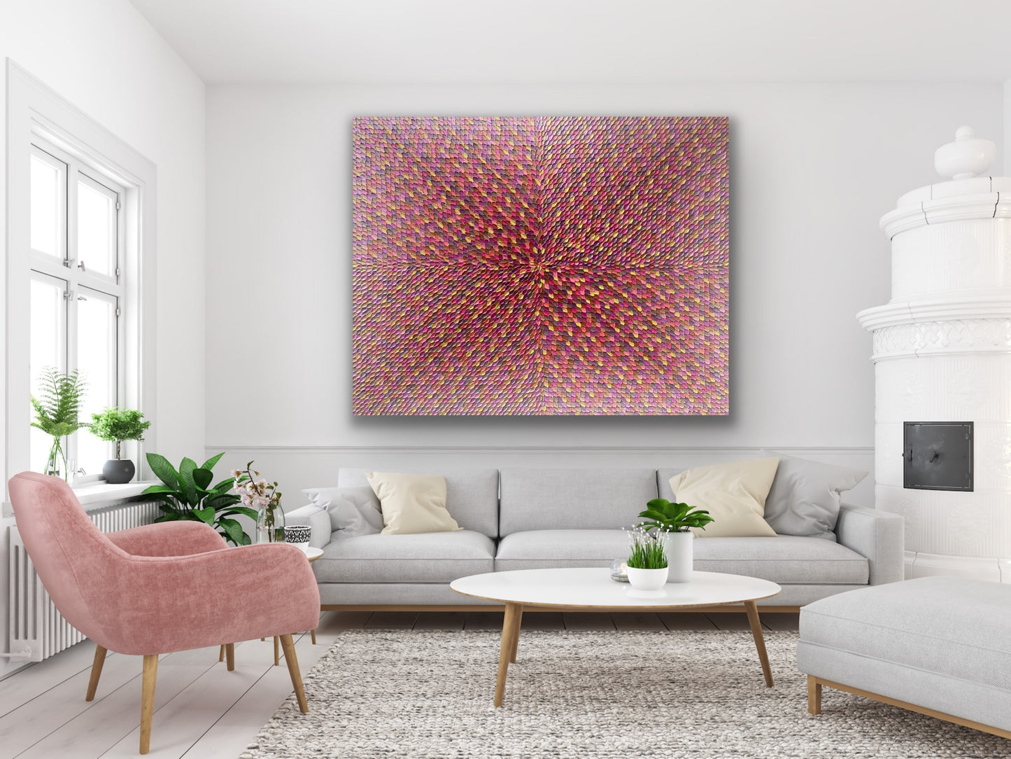 FEEL THE ENERGY I 153x122 cm acrylic on canvas original painting