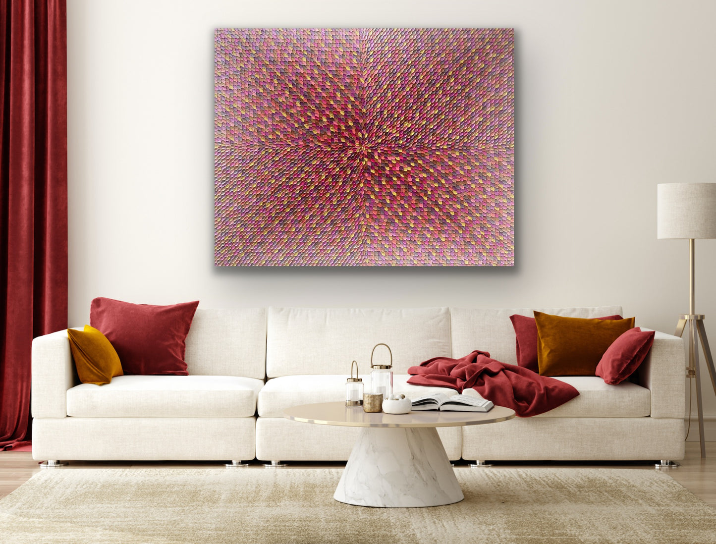 FEEL THE ENERGY I 153x122 cm acrylic on canvas original painting