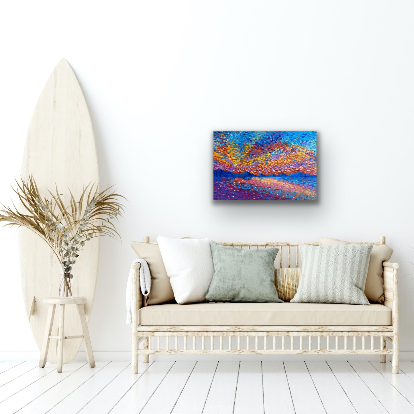 SUNRISE 61x91.5 cm acrylic on canvas original painting