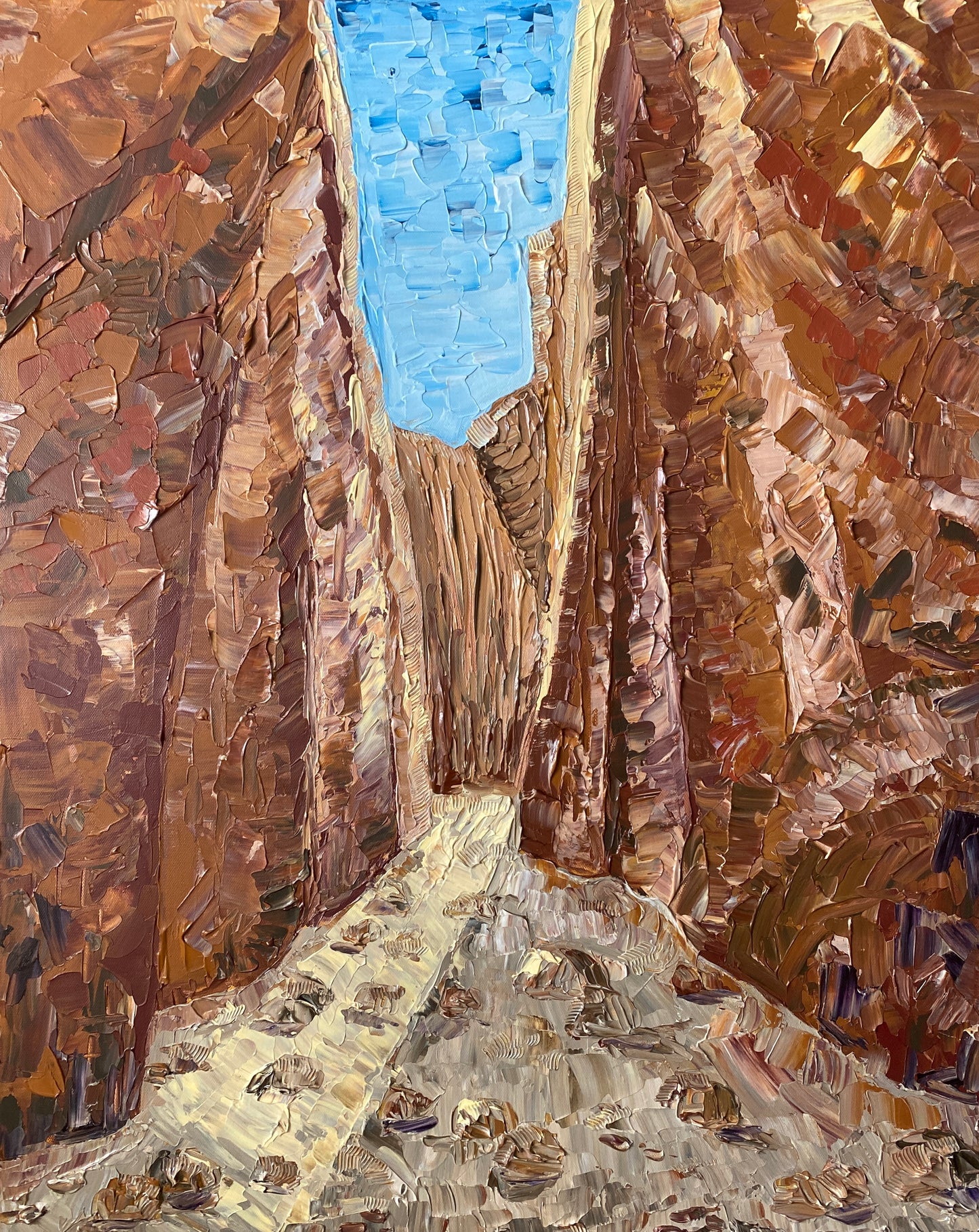 STANDLEY CHASM 61x76 cm acrylic on canvas original painting