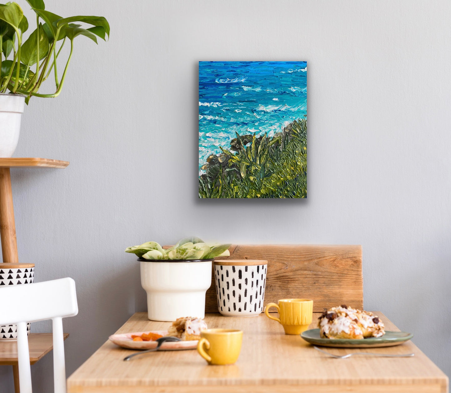 TAMARAMA BEACH 41x51 cm acrylic on canvas original painting